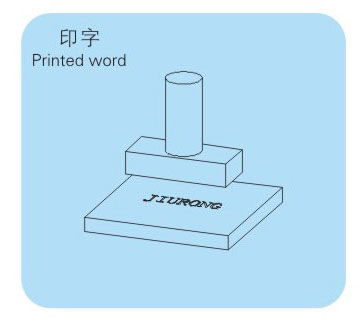 气液增压缸印字打印范例图