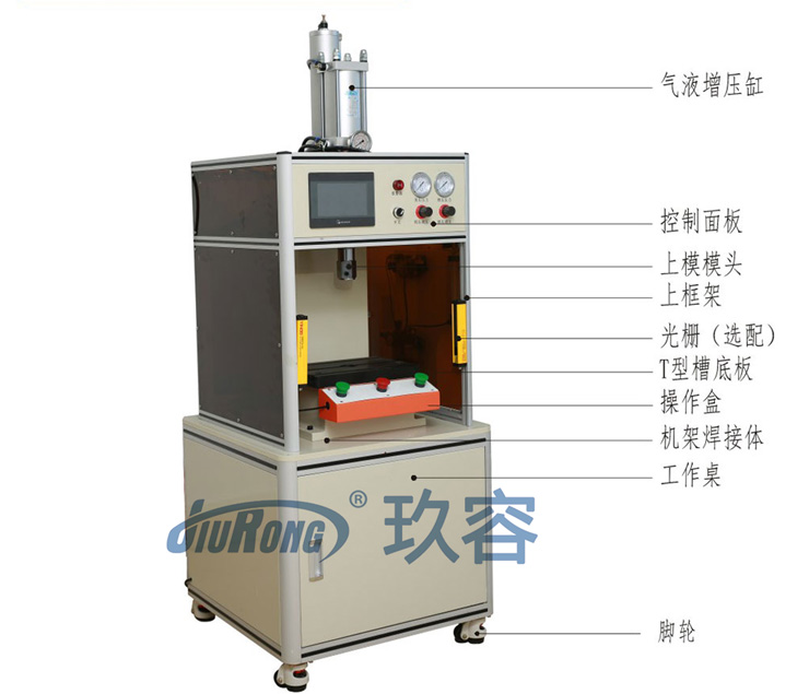 C型气液增压机带机罩产品图